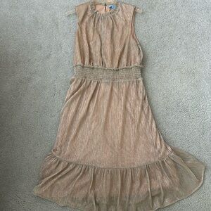 Draper James Gold Shimmer Dress